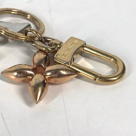 LOUIS VUITTON M68449 LV logo Key Holder-LV New Wave Bag Charm Key Holder - Picture 3 of 8